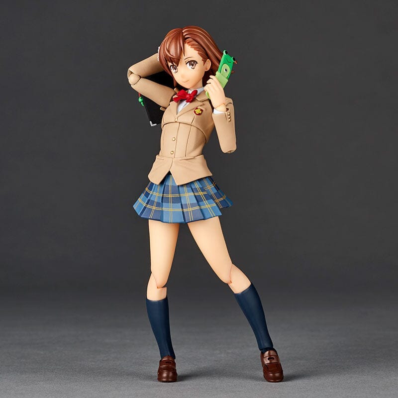 Revoltech Amazing Yamaguchi Toaru Kagaku no Railgun Mikoto Misaka Winter Uniform Ver.-none-scale(Pre-order)