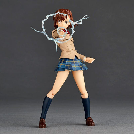 Revoltech Amazing Yamaguchi Toaru Kagaku no Railgun Mikoto Misaka Winter Uniform Ver.-none-scale(Pre-order)